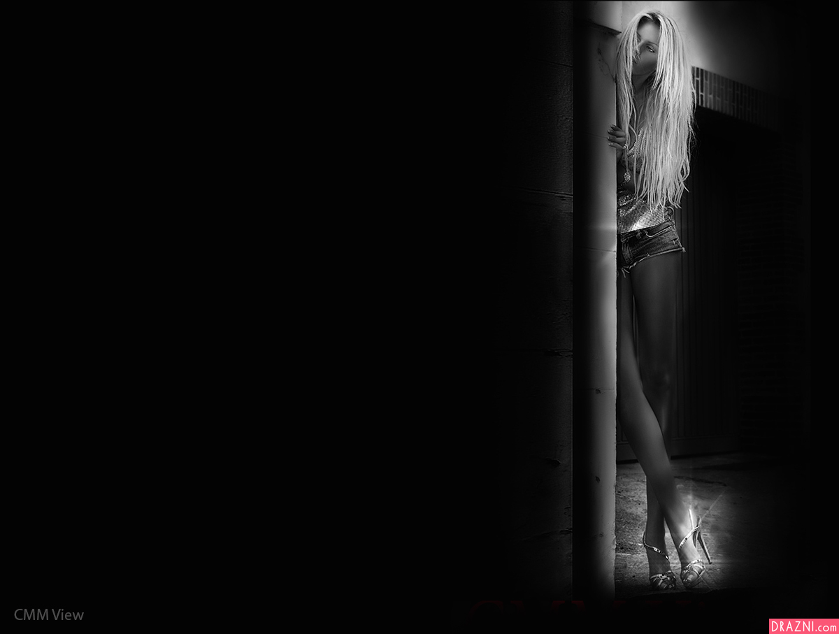 Looking into the black square